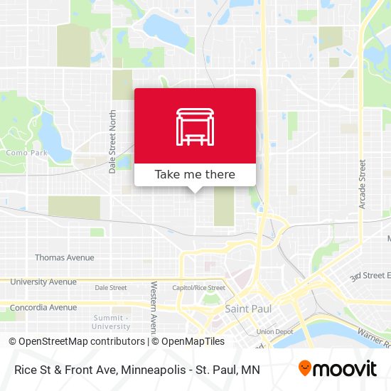 Mapa de Rice St & Front Ave