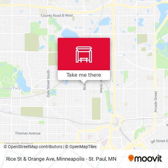 Mapa de Rice St & Orange Ave