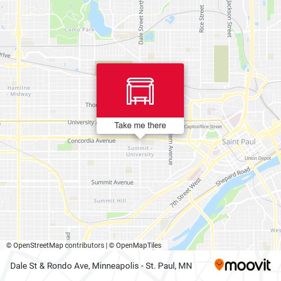 Mapa de Dale St & Rondo Ave
