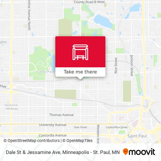 Dale St & Jessamine Ave map