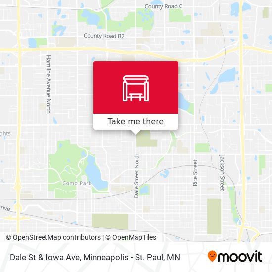 Mapa de Dale St & Iowa Ave
