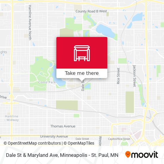 Dale St & Maryland Ave map