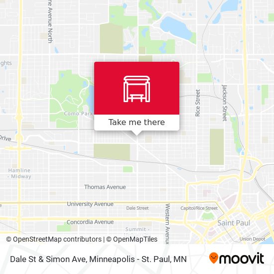 Mapa de Dale St & Simon Ave