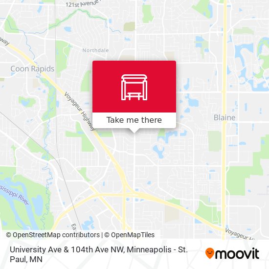 Mapa de University Ave & 104th Ave NW