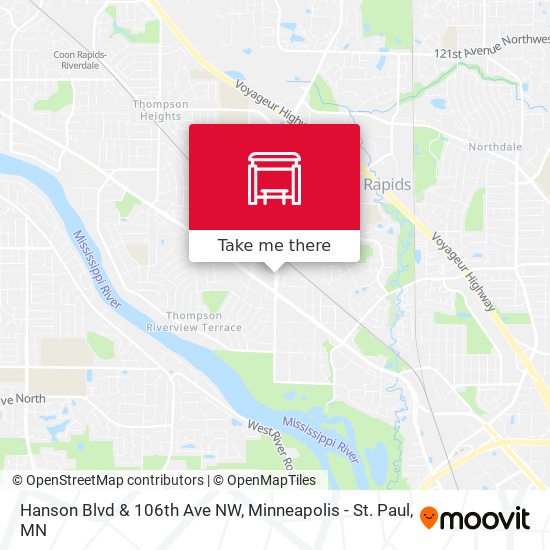 Mapa de Hanson Blvd & 106th Ave NW