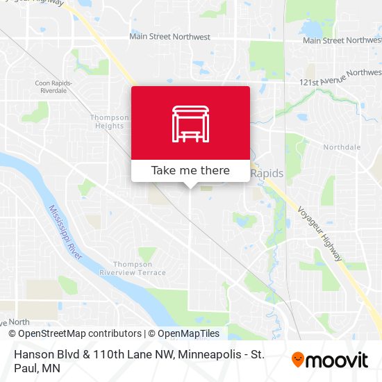 Mapa de Hanson Blvd & 110th Lane NW
