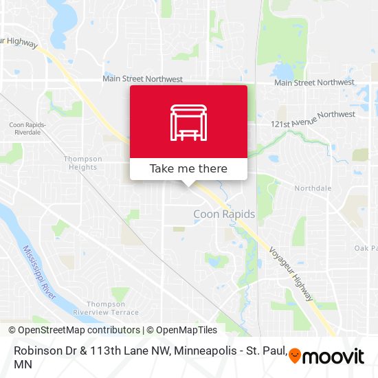 Mapa de Robinson Dr & 113th Lane NW