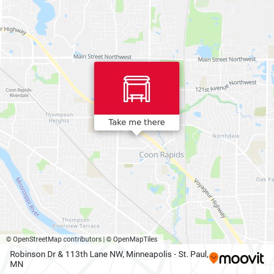 Mapa de Robinson Dr & 113th Lane NW