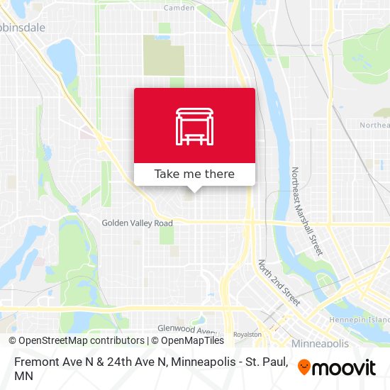 Mapa de Fremont Ave N & 24th Ave N