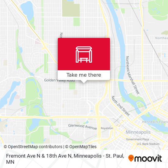 Mapa de Fremont Ave N & 18th Ave N