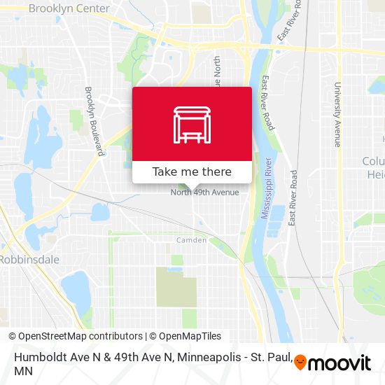Mapa de Humboldt Ave N & 49th Ave N