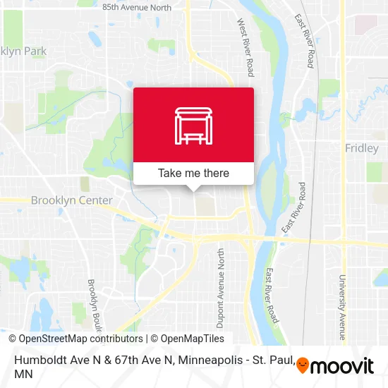 Mapa de Humboldt Ave N & 67th Ave N