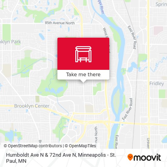 Mapa de Humboldt Ave N & 72nd Ave N
