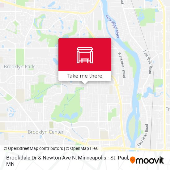 Brookdale Dr & Newton Ave N map