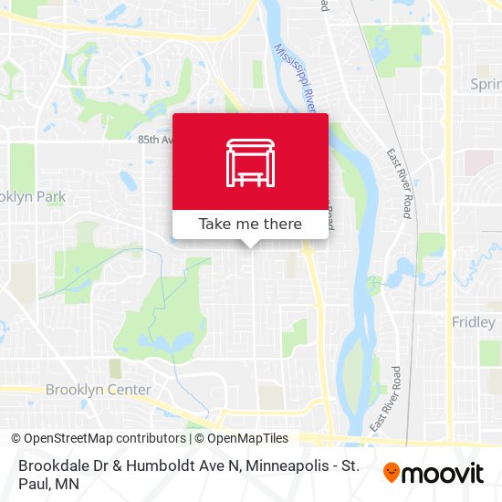Brookdale Dr & Humboldt Ave N map