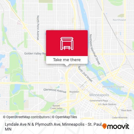 Lyndale Ave N & Plymouth Ave map