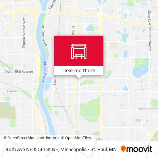 Mapa de 40th Ave NE & 5th St NE