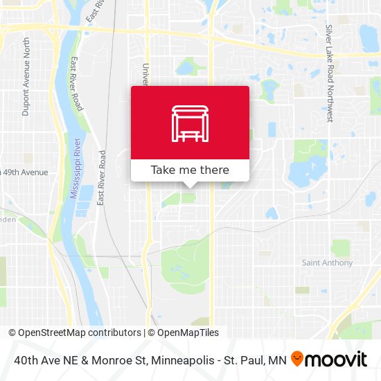 Mapa de 40th Ave NE & Monroe St