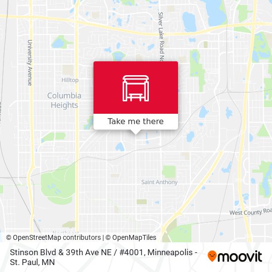 Stinson Blvd & 39th Ave NE / #4001 map