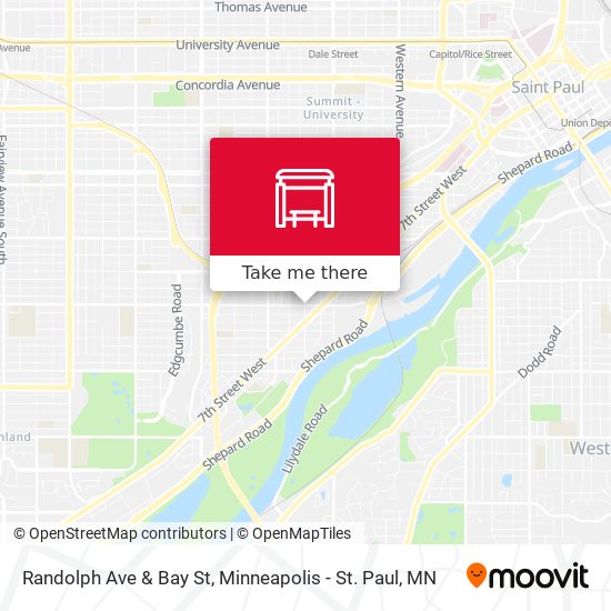 Mapa de Randolph Ave & Bay St