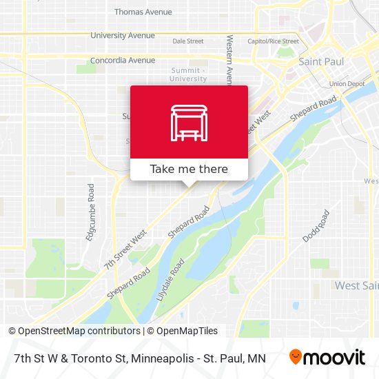 Mapa de 7th St W & Toronto St