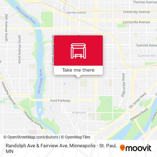 Mapa de Randolph Ave & Fairview Ave