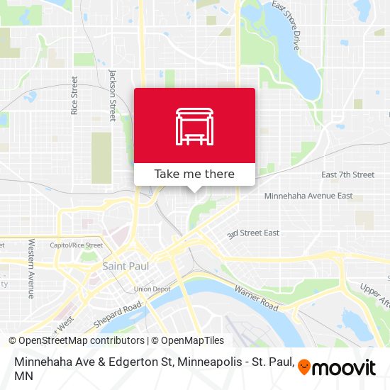 Mapa de Minnehaha Ave & Edgerton St