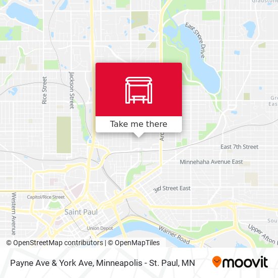 Mapa de Payne Ave & York Ave