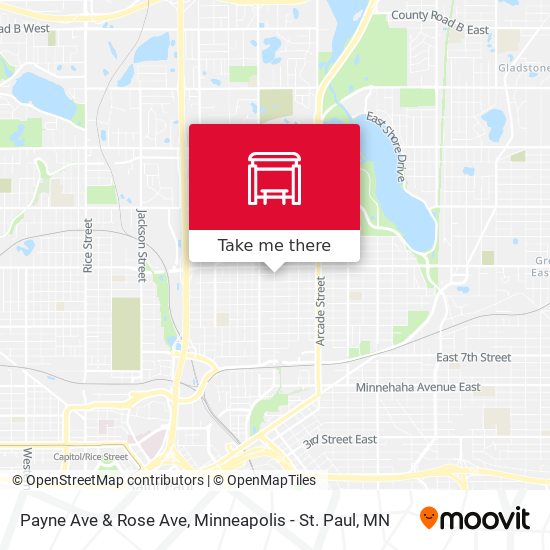 Mapa de Payne Ave & Rose Ave