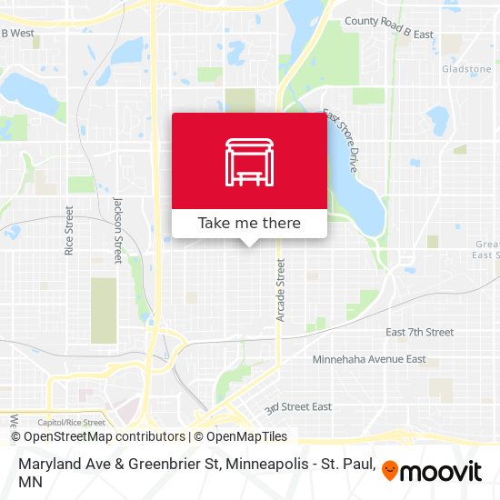 Maryland Ave & Greenbrier St map