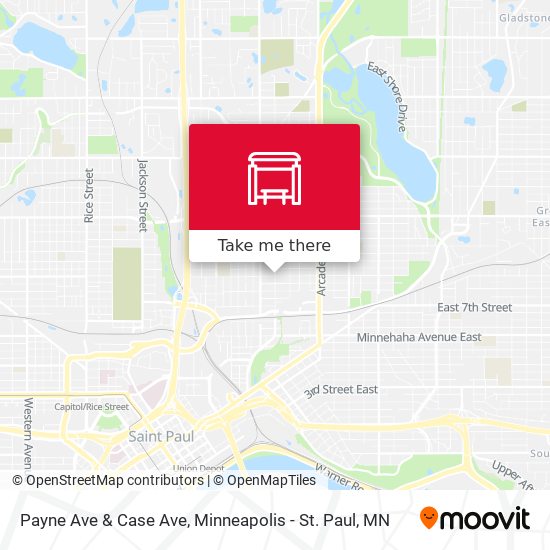 Payne Ave & Case Ave map