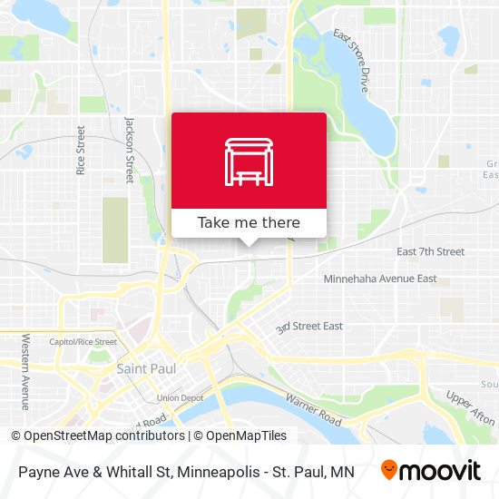 Payne Ave & Whitall St map