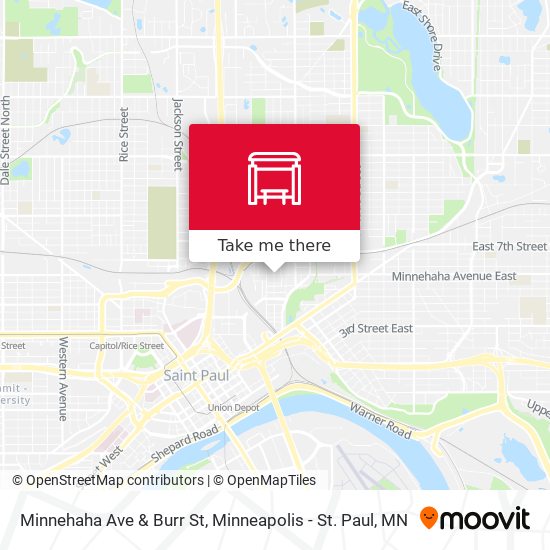 Mapa de Minnehaha Ave & Burr St
