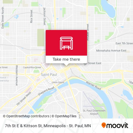 7th St E & Kittson St map