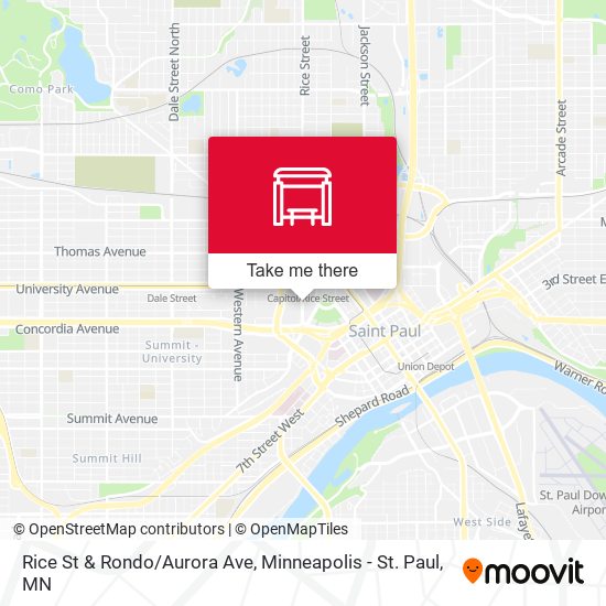 Mapa de Rice St & Rondo/Aurora Ave