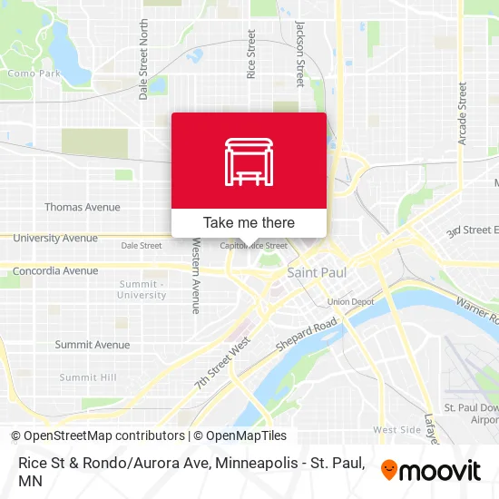 Mapa de Rice St & Rondo/Aurora Ave