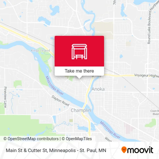 Main St & Cutter St map