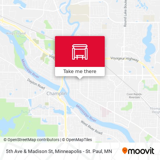 5th Ave & Madison St map