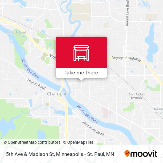 5th Ave & Madison St map