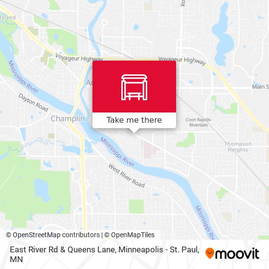 East River Rd & Queens Lane map