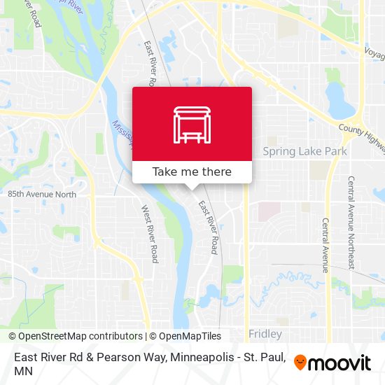 Mapa de East River Rd & Pearson Way