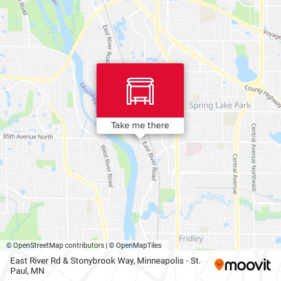 Mapa de East River Rd & Stonybrook Way
