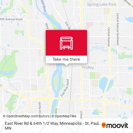 East River Rd & 64th 1/2 Way map