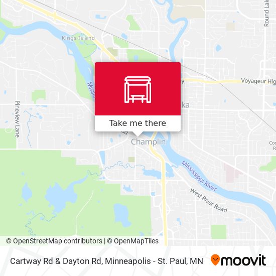 Cartway Rd & Dayton Rd map