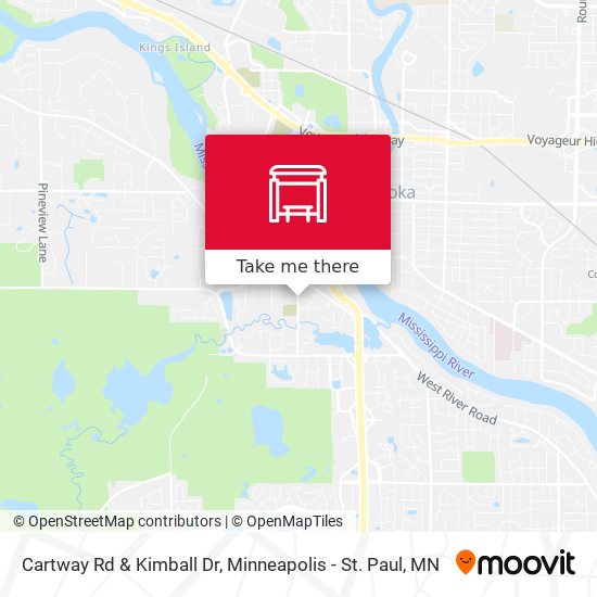 Mapa de Cartway Rd & Kimball Dr
