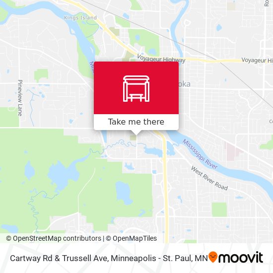 Cartway Rd & Trussell Ave map