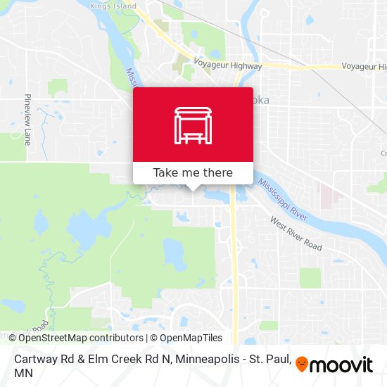 Cartway Rd & Elm Creek Rd N map