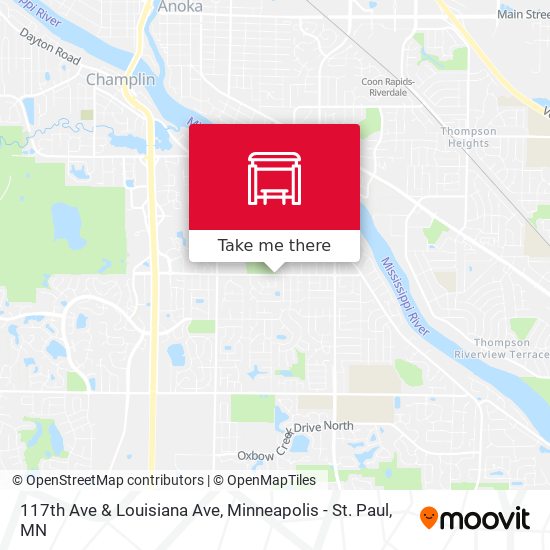 Mapa de 117th Ave & Louisiana Ave