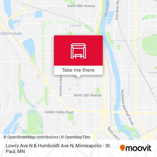 Mapa de Lowry Ave N & Humboldt Ave N