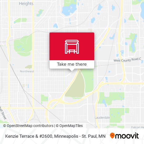 Kenzie Terrace & #2600 map